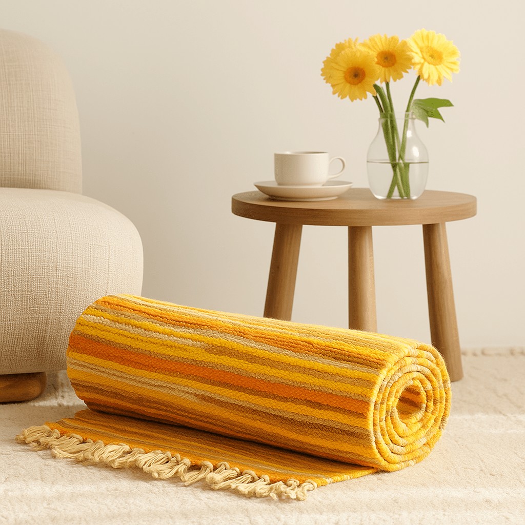 Rag Rug Sunrise Orange x