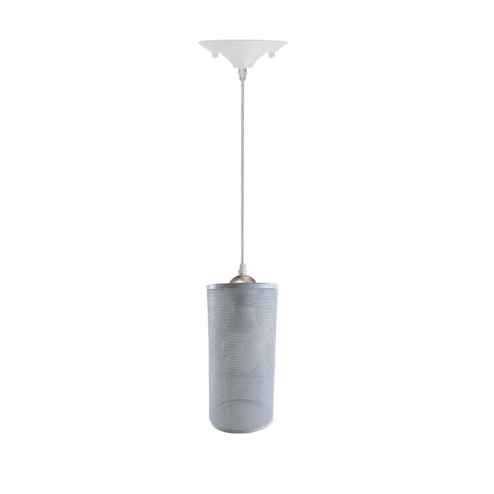 Ceiling Rose Hanging Flush mount Pendant Lamp Shade Light Fitting Lighting Kit - Without Bulb White