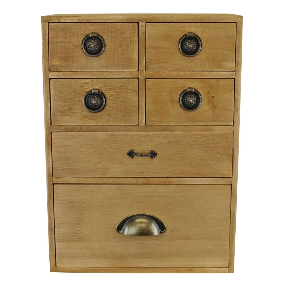 Drawer Storage Cabinet, Assorted Size Drawers