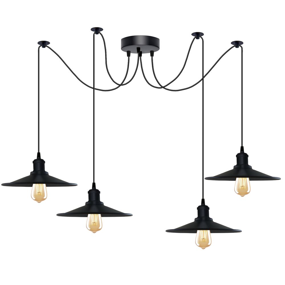 Vintage Head Cone Ceiling Pendant Light - Adjustable cord - RetroVintage Style - Metal - Best Quality - CE, RoHS Certified