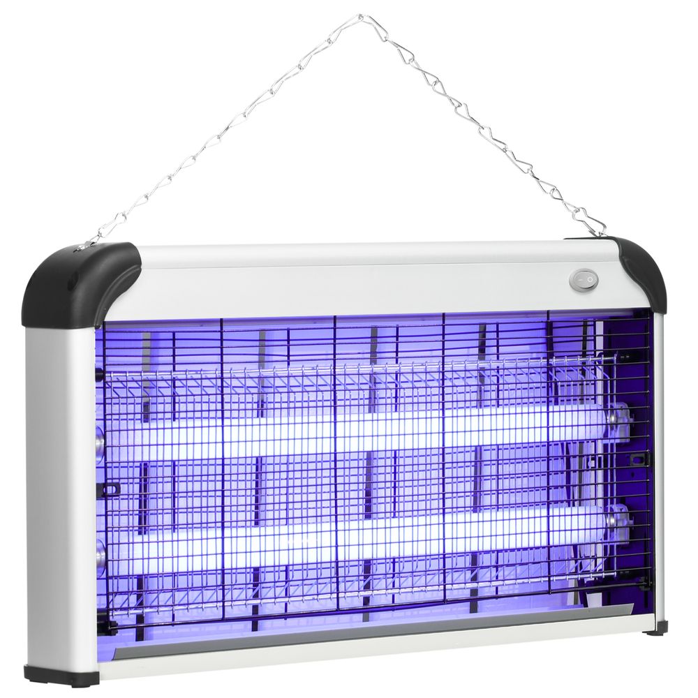 Outsunny W Mosquito Insect Killer - Professional Pest Zapper Lamp with UV Light