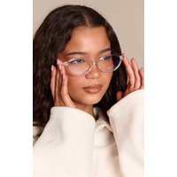 Clear Skinny Oval Blue Light Readers