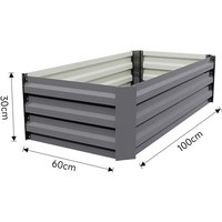 Galvanized Steel Raised Garden Bed Planter Box