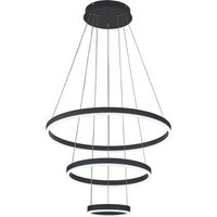 Modern Ring Aluminum Round Hanging LED Pendant Light