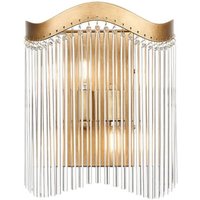 Aged Brass Wall Light