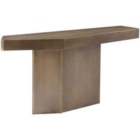 Brushed Gold Console Table