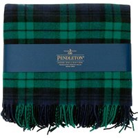 Pendleton Woolen Mills Pendleton Plaid th Avenue Throw Black Watch Green Blanket One Size