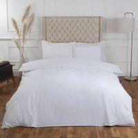 % Cotton Duvet Cover with Pillow Case Bedding Set, White