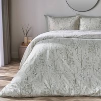 Duvet Cover Set Willow Quilt Reversible Bedding, Pale Green