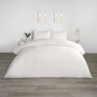 Filled Pinsonic Arches Panel Duvet Cover Bedding Set, Cream