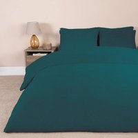 Thermal Soft Teddy Fleece Duvet Cover Bedding Set, Teal