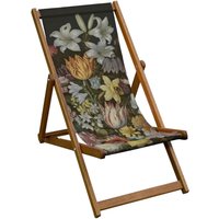 A Still Life of Flowers in a Wan-Li Vase Deck Chair