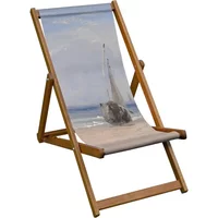 Bonington An Estuary in Northern France Deck Chair