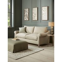 Kalmar Three Seater Sofa - Cumin Opulent Cotton Velvet