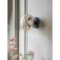 Amber Spiral Glass Wall Light