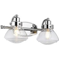 Quintiesse QN-SCHOLAR Scholar Light Bathroom Wall Light In Polished Chrome Finish IP