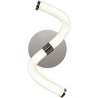 Mantra M Nur II Watt Wall Light In Polished Chrome And Opal White