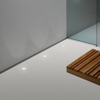 Astro Terra Round Outdoor Walkover Light In Adonised Aluminium Finish IP