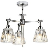 BATHAGATHAPPC Agatha Light Bathroom Ceiling Pendant In Polished Chrome