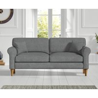 Darwin Charcoal Grey Fabric Three Seater Sofa