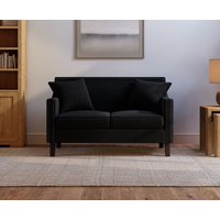 Chartwell Black Linen Seater Sofa