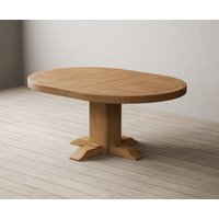 Extending Helmsley Oak Pedestal Dining Table