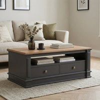 Lawson Oak and Charcoal Grey Painted Coffee Table