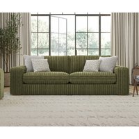 Milan Fern Green Fabric Seater Sofa