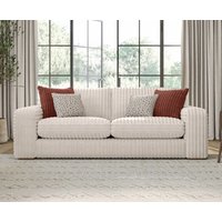 Milan Natural Fabric Seater Sofa