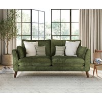 Palermo Olive Green Chenille Fabric Seater Sofa