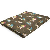 Pack Heat Holders . TOG Oversized Dog Pattern Blanket Brown *CM